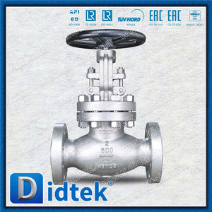 Didtek Duplex Stainless Steel 5A Globe Valve Anti-corrosion 80% Sulfuric Acid