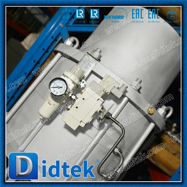 Didtek Steam WC6 3'' Pneumatic Flanged Globe Valve